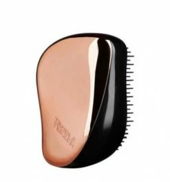 Vente flash 🎉 Brosse Rose Gold Noir Compact Styler Tangle Teezer 🔥